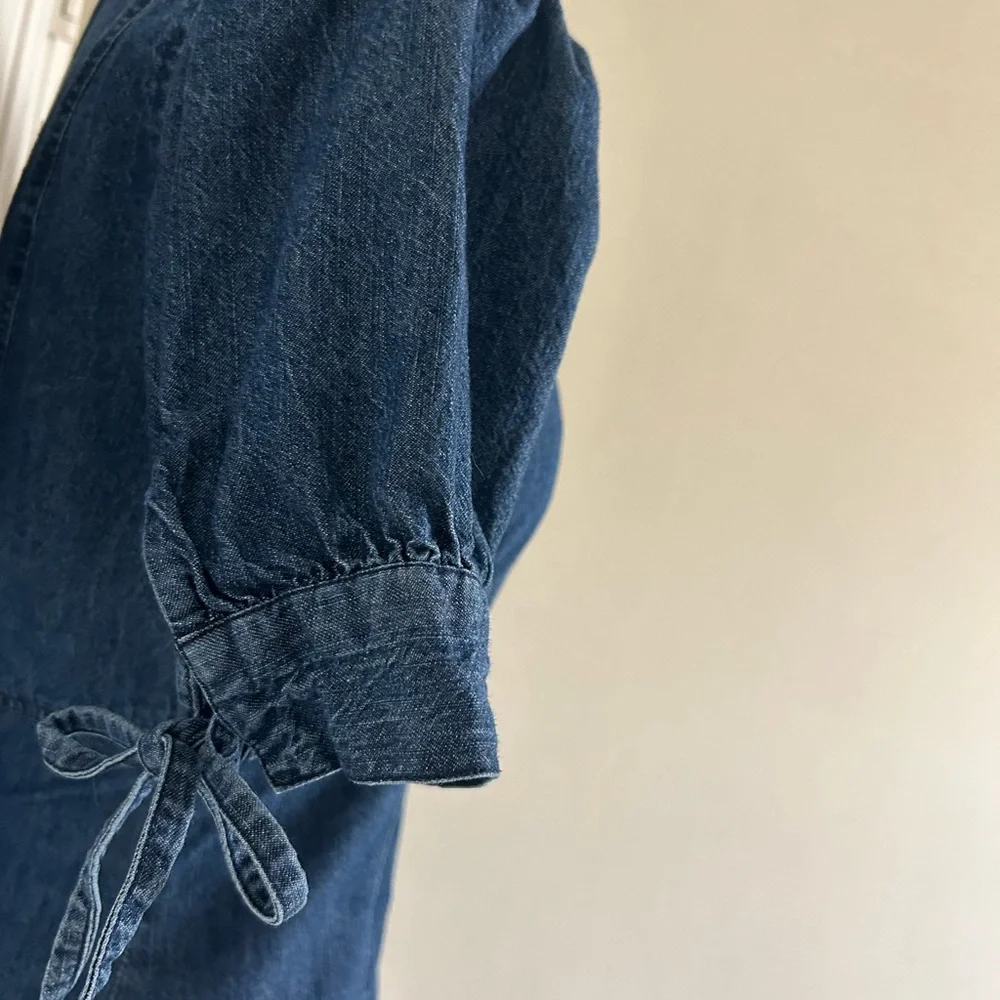 Sim & Sam Denim Button-Up Dress. Size XL. - Picture 4 of 8
